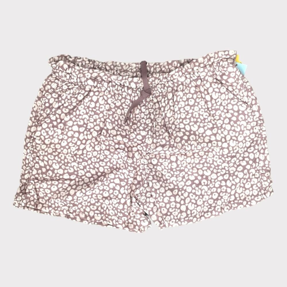 Cat & Jack - Dusty Rose Animal Print Shorts with Functional Drawstring